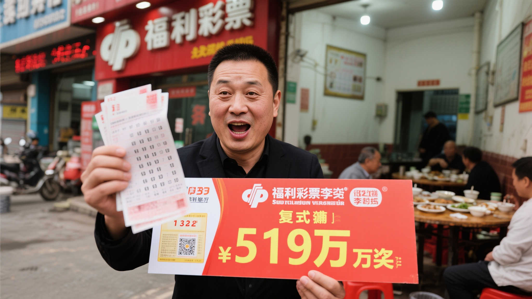 饭店老板凭132元复式票揽福彩519万：奖金解还贷之忧