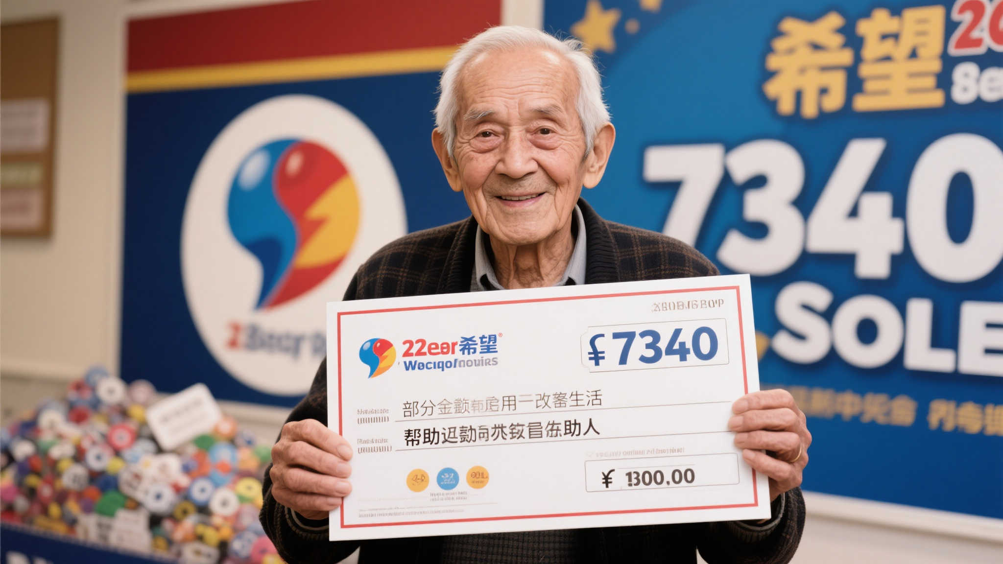 老彩民坚持20年终圆梦 双色球734万大奖加身 曾两获二等奖