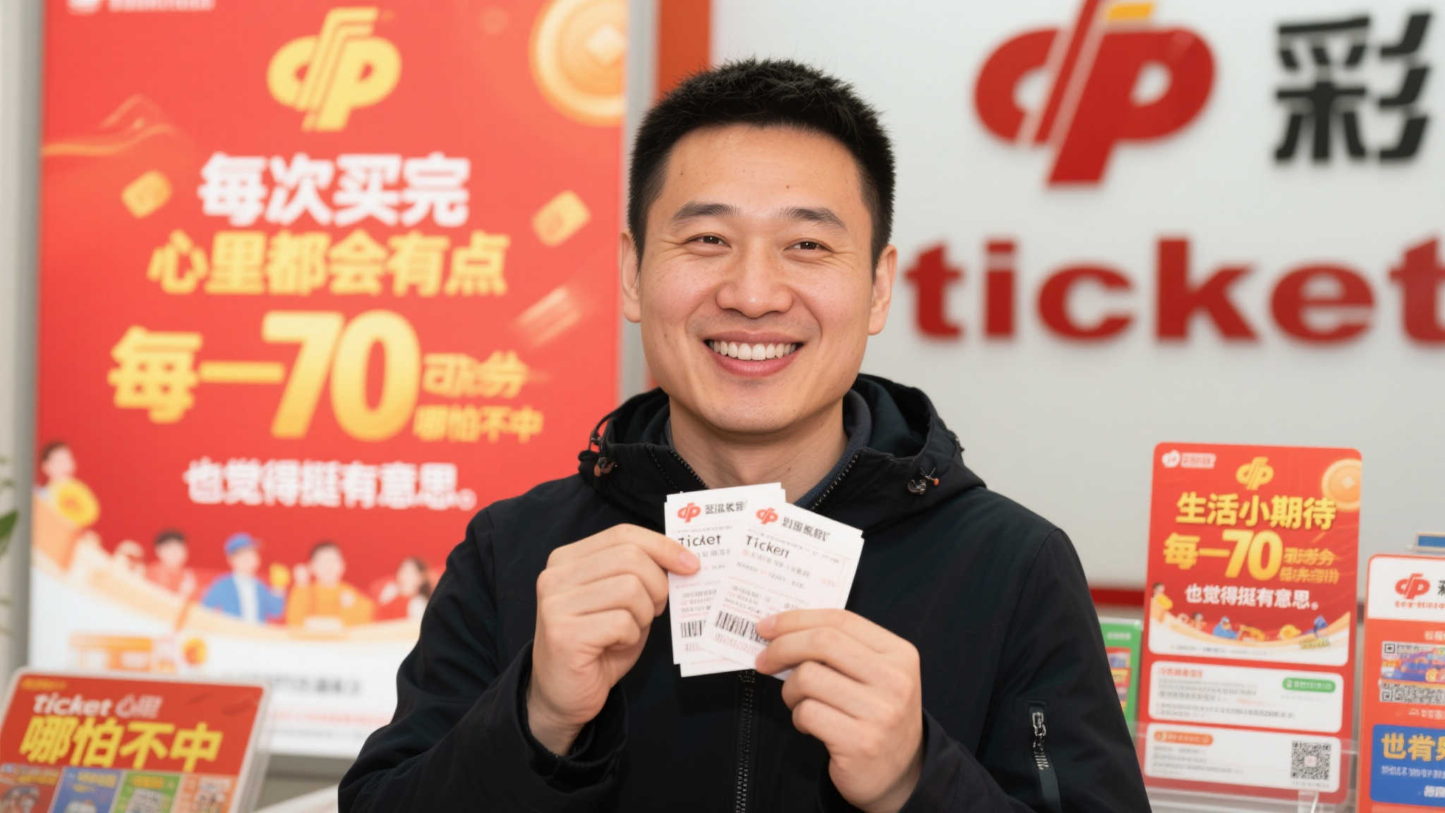 老彩民喜获赠票中大乐透40万 坦言非常开心