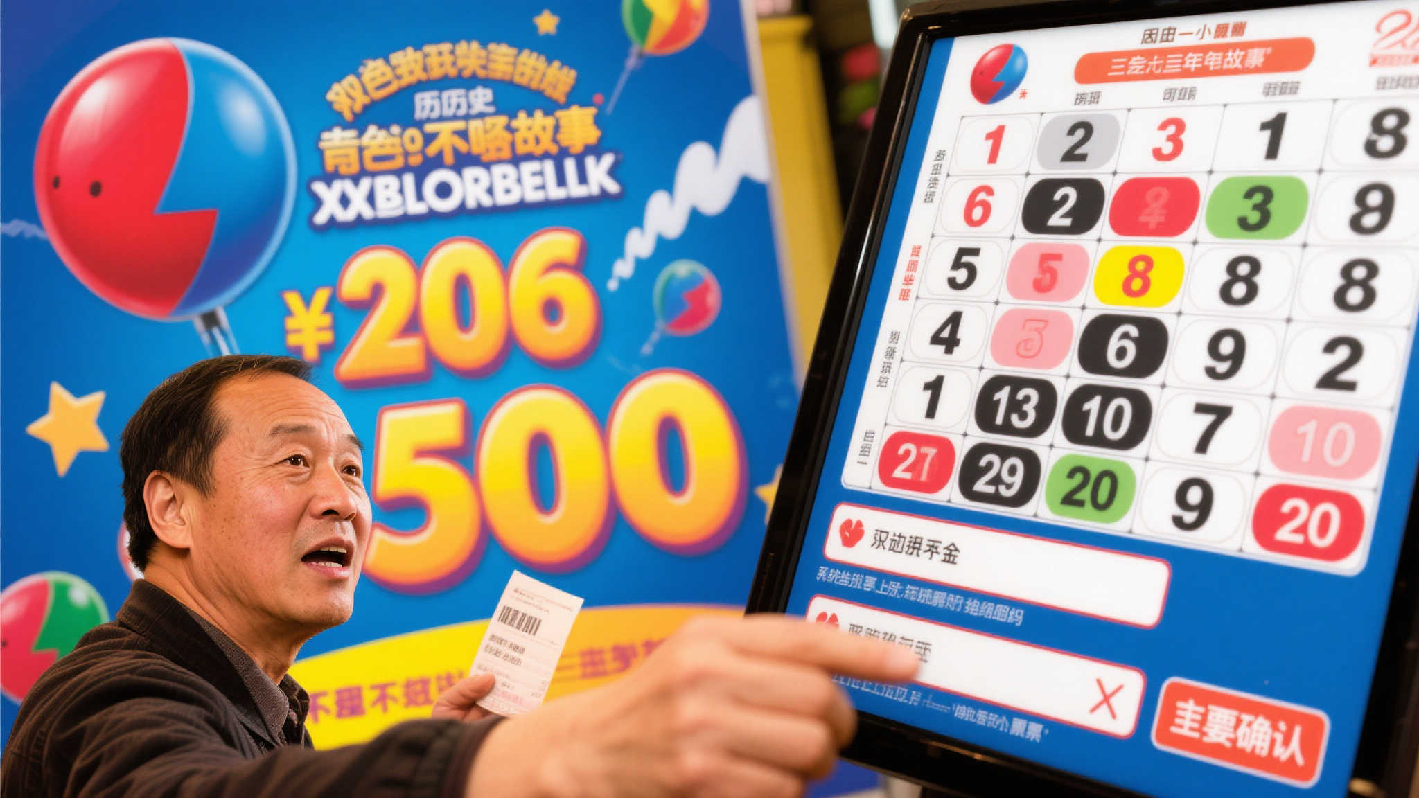 惊险！男子仅差1号错失双色球20亿，奖池险被清空