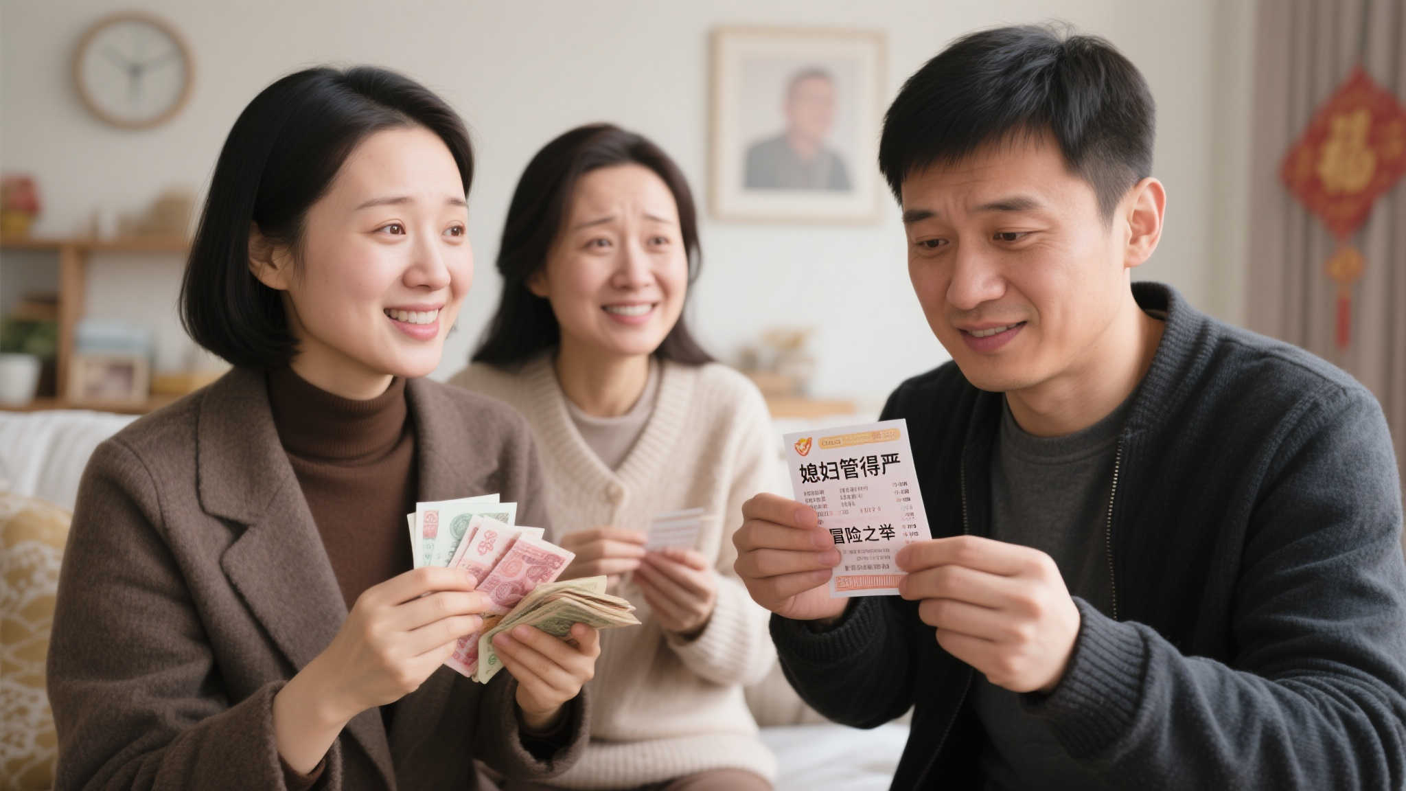 男子私藏小金库买彩票刮中40万：妻子管教严格