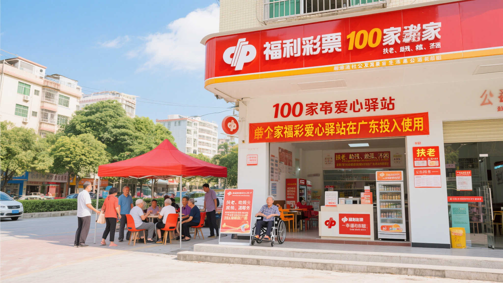 广东百家福彩爱心驿站正式启用